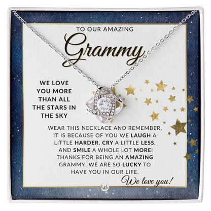 Our Grammy Gift - Meaningful Necklace - Great For Mother's Day, Christmas, Her Birthday, Or As An Encouragement Gift
