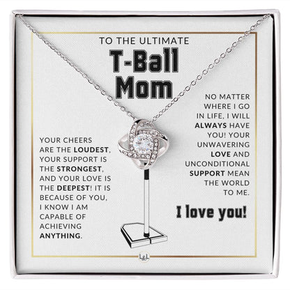 T - Ball Mom Gift - Sports Mom Gift Idea - Great For Mother's Day, Christmas, Her Birthday, Or As An End Of Season Gift - Liliana and Liam