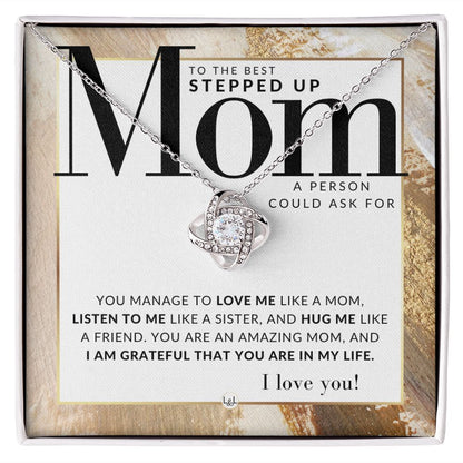 The Best Stepped Up Mom Gift - Present for Stepmom or Stepmother - Great For Mother's Day, Christmas, Her Birthday, Or As An Encouragement Gift - Liliana and Liam