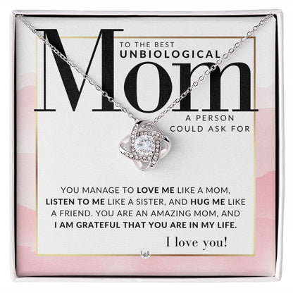 The Best Unbiological Mom Gift - Present for Stepmom, Bonus Mom, Second Mom, Unbiological Mom, or Other Mom - Great For Mother's Day, Christmas, Her Birthday, Or As An Encouragement Gift - Liliana and Liam