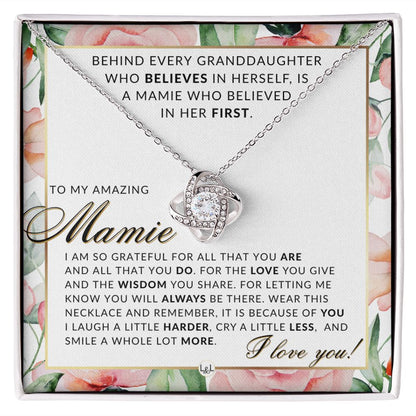 Mamie Gift From Granddaughter - Thoughtful Gift Idea - Great For Mother's Day, Christmas, Her Birthday, Or As An Encouragement Gift - Liliana and Liam