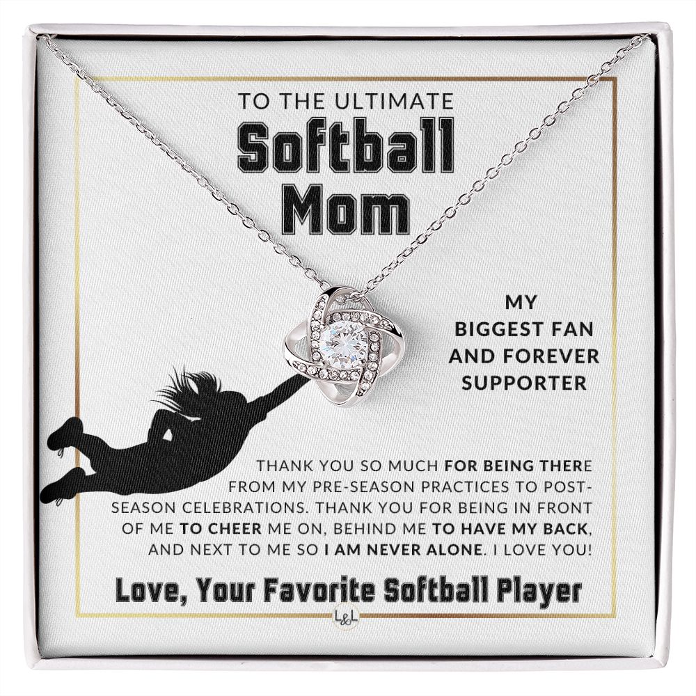 Softball Mom Gift - Sports Mom Gift Idea - Great For Mother's Day, Christmas, Her Birthday, Or As An End Of Season Gift