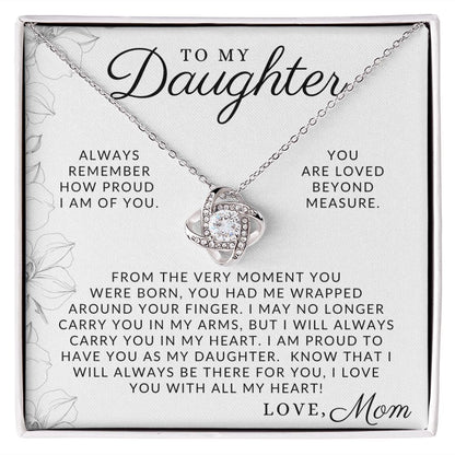 You Are Loved - To My Daughter (From Mom) - Mother to Daughter Gift - Christmas Gifts, Birthday Present, Graduation Necklace, Valentine's Day