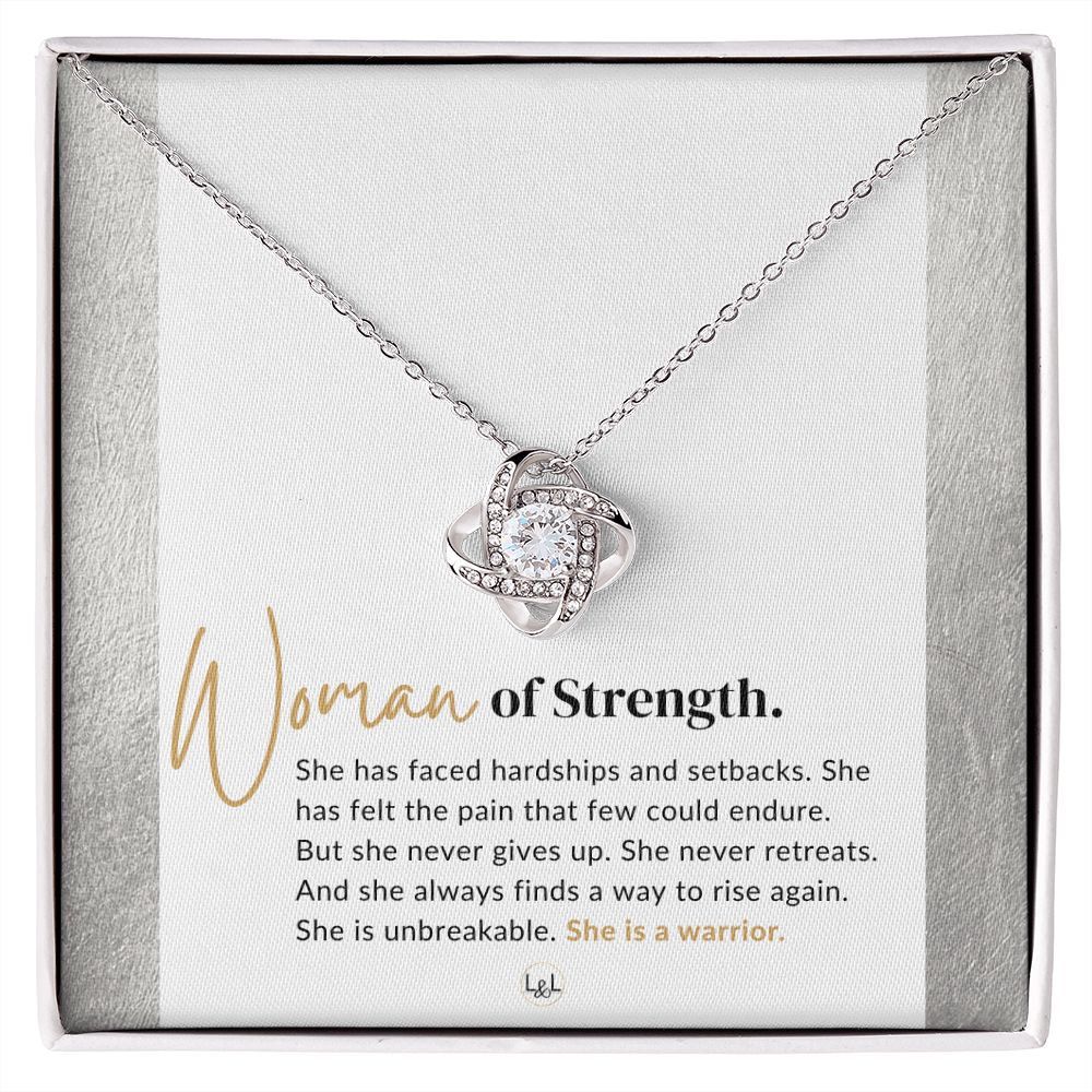 Woman of Strength - New Beginnings - Empowering, Motivational, Strength - Inspirational Present For You or A Friend - Fresh Start - Gift of Encouragement