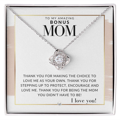 Bonus Mom Gift - Thank You - Present for Stepmom, Bonus Mom, Second Mom, Unbiological Mom, or Other Mom - Great For Mother's Day, Christmas, Her Birthday, Or As An Encouragement Gift - Liliana and Liam