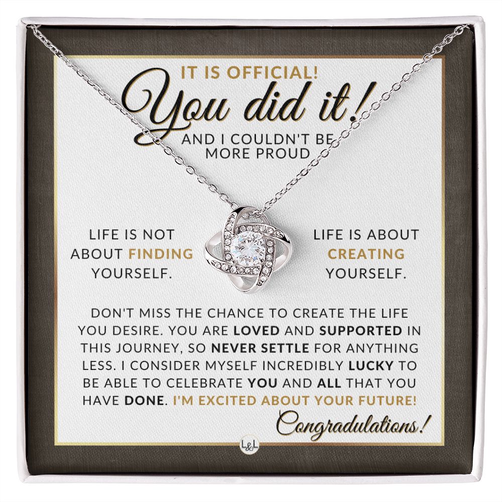 Masters Degree Graduation Party Gift For Her - I Am Proud - 2024 Graduation Gift Idea For Her
