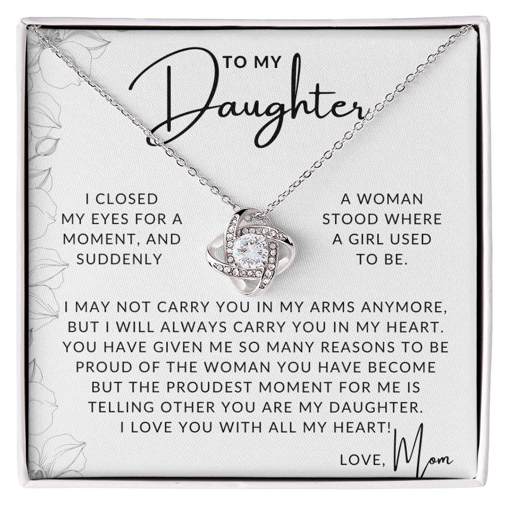 You Are MY Daughter - To My Daughter (From Mom) - Mother to Daughter Gift - Christmas Gifts, Birthday Present, Graduation Necklace, Valentine's Day