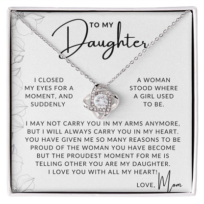 You Are MY Daughter - To My Daughter (From Mom) - Mother to Daughter Gift - Christmas Gifts, Birthday Present, Graduation Necklace, Valentine's Day