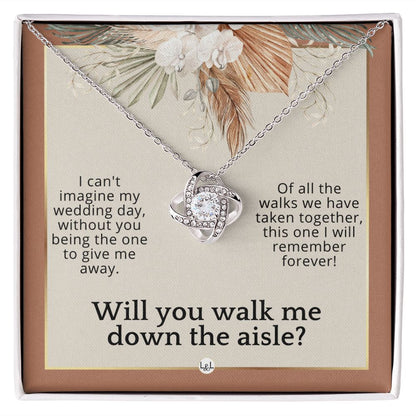 Will You Walk Me Down The Aisle_ Give Me Away Proposal From The Bride - Of All The Walks Taken , Terracotta, Rust And Gold Wedding Theme - Liliana and Liam