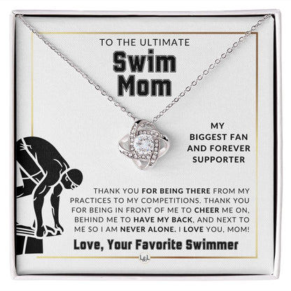 Swim Mom Gift - Male Swimmer - Sports Mom Gift Idea - Great For Mother's Day, Christmas, Her Birthday, Or As An End Of Season Gift - Liliana and Liam