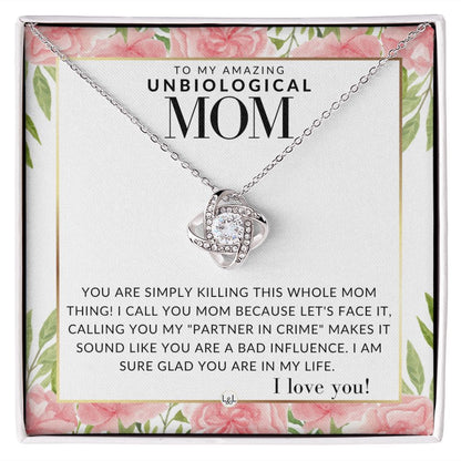 Unbiological Mom Gift - Your Killing it! - Present for Stepmom, Bonus Mom, Second Mom, Unbiological Mom, or Other Mom - Great For Mother's Day, Christmas, Her Birthday, Or As An Encouragement Gift - Liliana and Liam