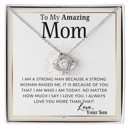 Gift for Mom, From Son - A Strong Woman - Liliana and Liam