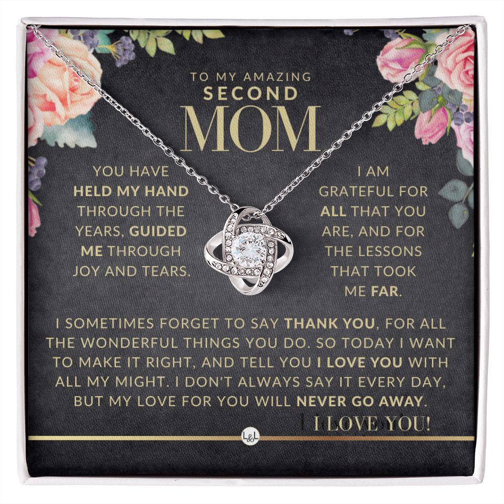 A Second Mom Gift - Present for Stepmom, Bonus Mom, Second Mom, Unbiological Mom, or Other Mom - Great For Mother's Day, Christmas, Her Birthday, Or As An Encouragement Gift