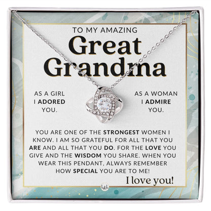 Great Grandma Gift From Granddaughter - Sentimental Gift Idea - Great For Mother's Day, Christmas, Her Birthday, Or As An Encouragement Gift - Liliana and Liam