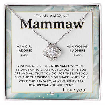 Mammaw Gift From Granddaughter - Sentimental Gift Idea - Great For Mother's Day, Christmas, Her Birthday, Or As An Encouragement Gift - Liliana and Liam