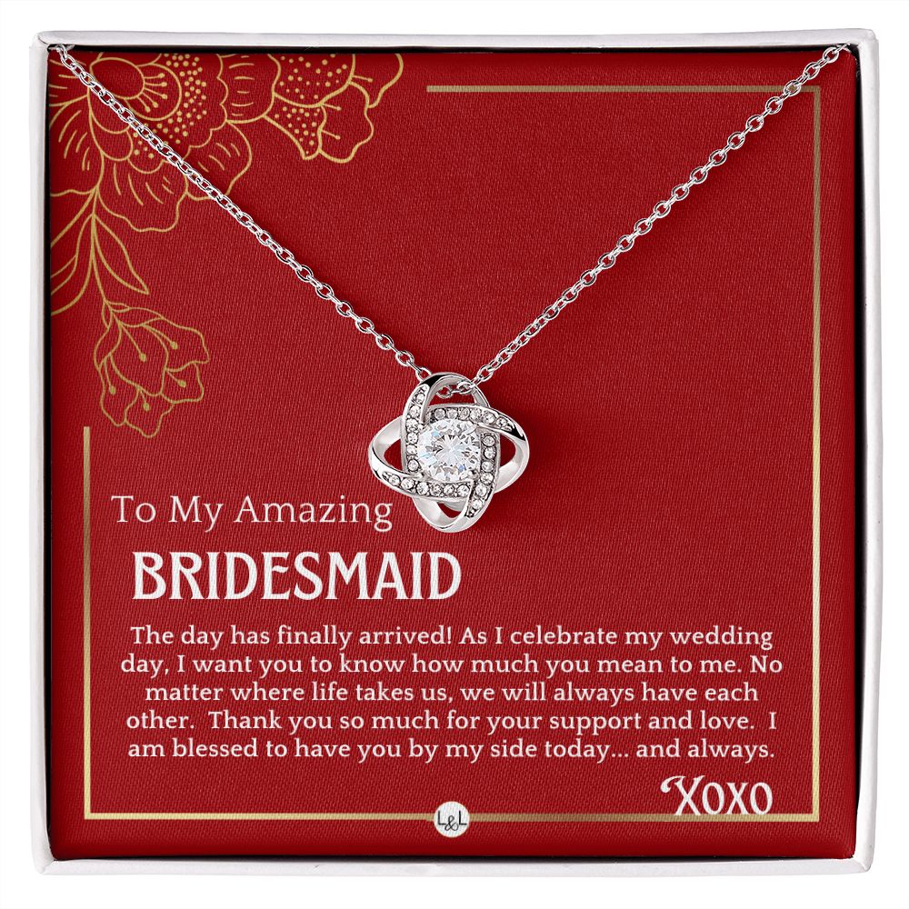 Bridesmaid Personalized 14 Karat Gold Filled Necklace – Ornata