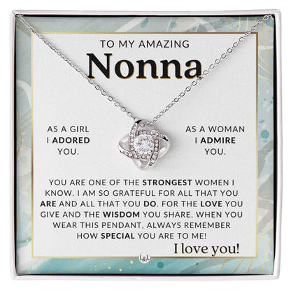 Nonna Gift From Granddaughter - Sentimental Gift Idea - Great For Mother's Day, Christmas, Her Birthday, Or As An Encouragement Gift - Liliana and Liam