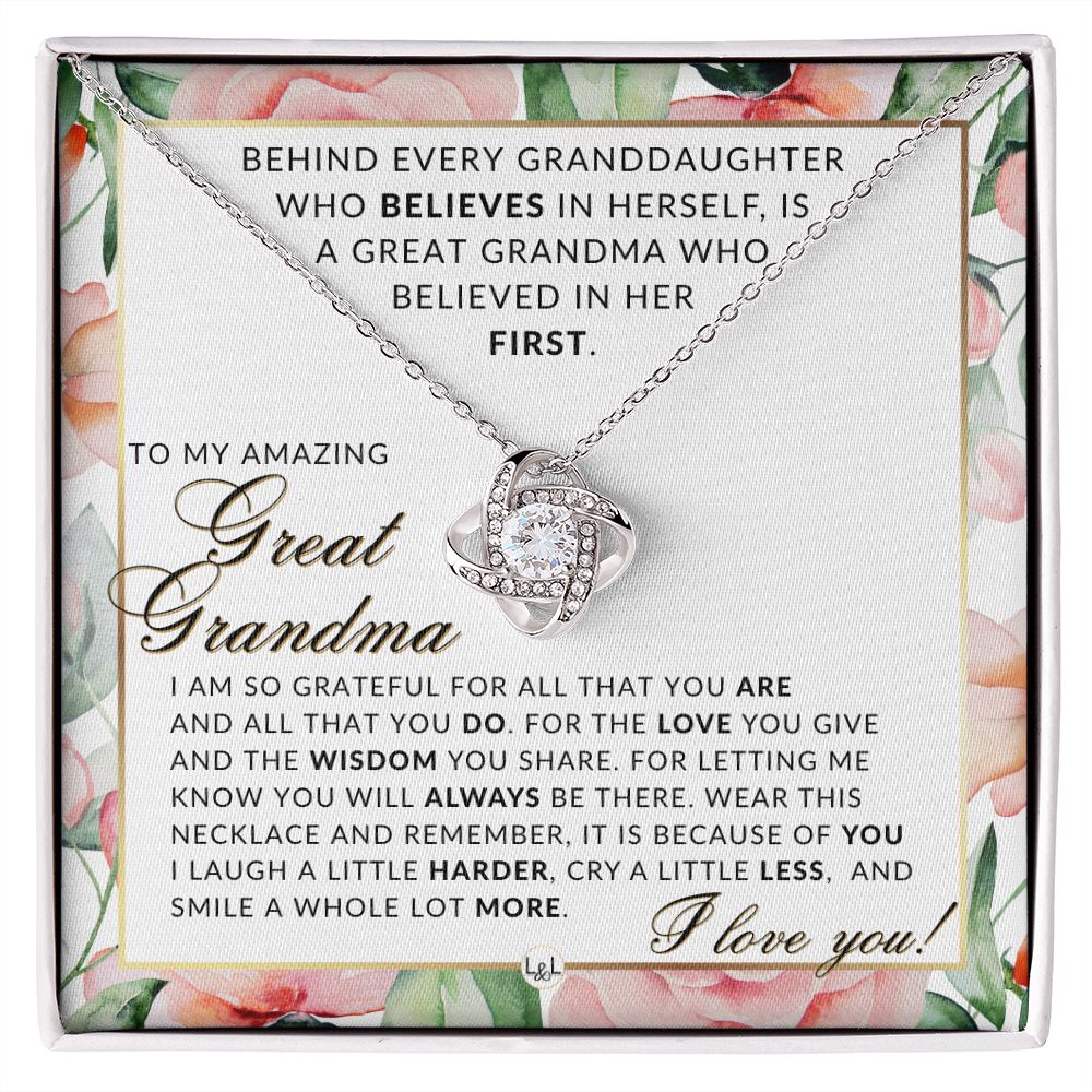 Great Grandma Gift From Granddaughter - Thoughtful Gift Idea - Great For Mother's Day, Christmas, Her Birthday, Or As An Encouragement Gift