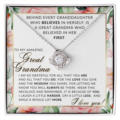 Great Grandma Gift From Granddaughter - Thoughtful Gift Idea - Great For Mother's Day, Christmas, Her Birthday, Or As An Encouragement Gift - Liliana and Liam