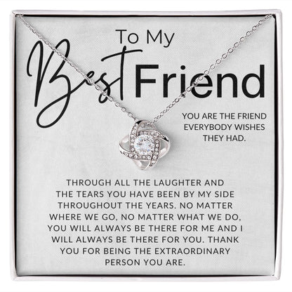 By My Side - For My Best Friend (Female) - Besties, Ride or Die, BFF - Christmas Gift, Birthday Present, Galantines Day Gifts