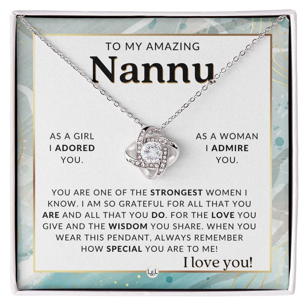 Nannu Gift From Granddaughter - Sentimental Gift Idea - Great For Mother's Day, Christmas, Her Birthday, Or As An Encouragement Gift