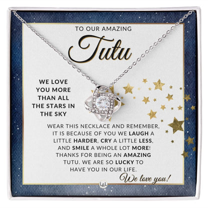 Our Tutu Gift - Meaningful Necklace - Great For Mother's Day, Christmas, Her Birthday, Or As An Encouragement Gift - Liliana and Liam
