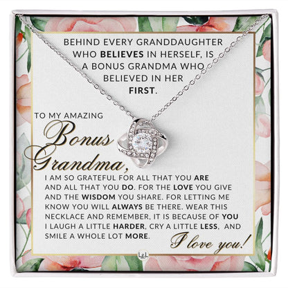 Bonus Grandma Gift From Granddaughter - Thoughtful Gift Idea - Great For Mother's Day, Christmas, Her Birthday, Or As An Encouragement Gift - Liliana and Liam