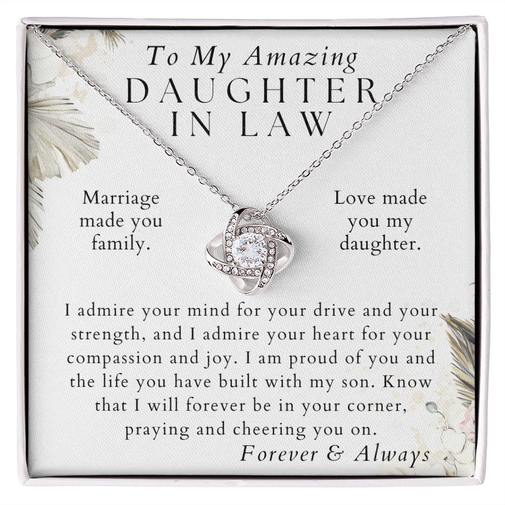 I Admire Your... - Gift for Daughter in Law - From Mother in Law - From In Laws - Wedding Present, Christmas Gift, Birthday Gifts for Her