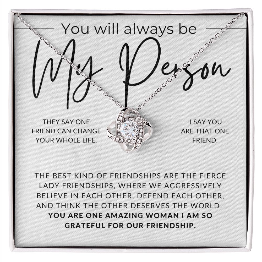 Fierce Lady Friendships - For My Best Friend (Female) - Besties, Ride or Die, BFF - Christmas Gift, Birthday Present, Galantines Day Gifts