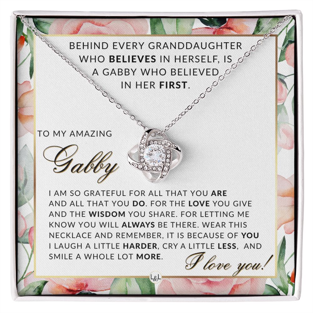 Gabby Gift From Granddaughter - Thoughtful Gift Idea - Great For Mother's Day, Christmas, Her Birthday, Or As An Encouragement Gift