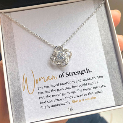 Woman of Strength - New Beginnings - Empowering, Motivational, Strength - Inspirational Present For You or A Friend - Fresh Start - Gift of Encouragement