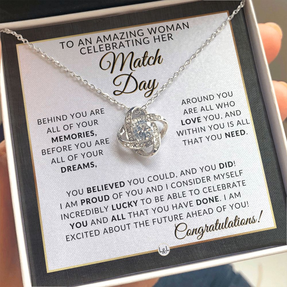 Celebrate the Journey: Match Day Necklace for Medical Students, Medical Student Graduation, Resident Doctors Gift, Residency Match Day Gift, Happy Match Day 2024  - Gift Idea For Her