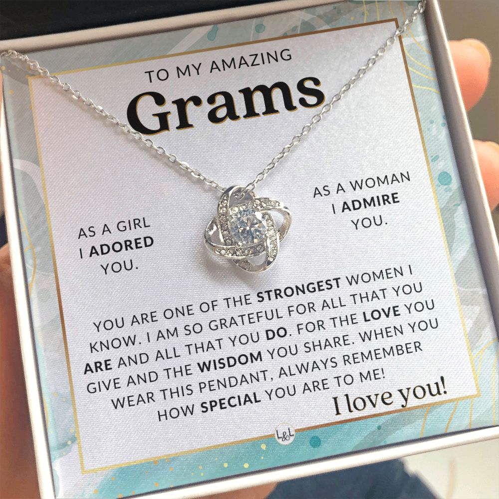 Grams Gift From Granddaughter - Sentimental Gift Idea - Great For Mother's Day, Christmas, Her Birthday, Or As An Encouragement Gift