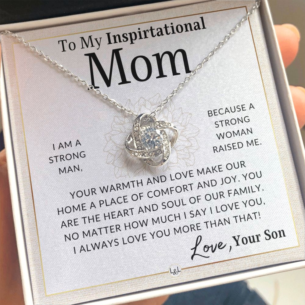 Gift for Mom, From Son - Strong Woman