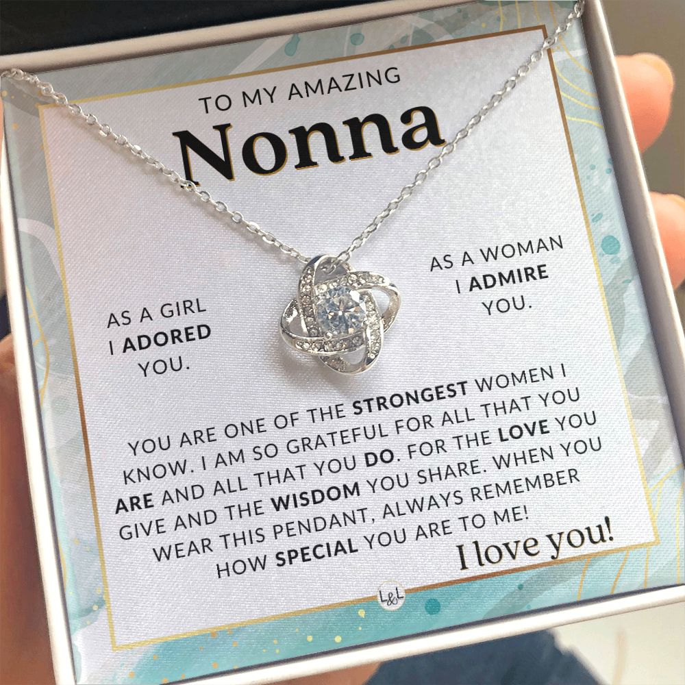 Nonna Gift From Granddaughter - Sentimental Gift Idea - Great For Mother's Day, Christmas, Her Birthday, Or As An Encouragement Gift