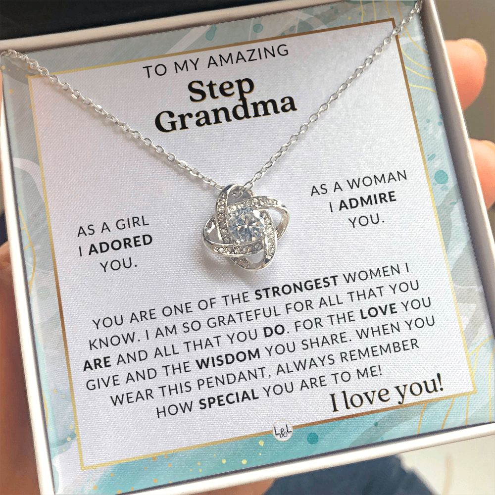 Step Grandma Gift From Granddaughter - Sentimental Gift Idea - Great For Mother's Day, Christmas, Her Birthday, Or As An Encouragement Gift