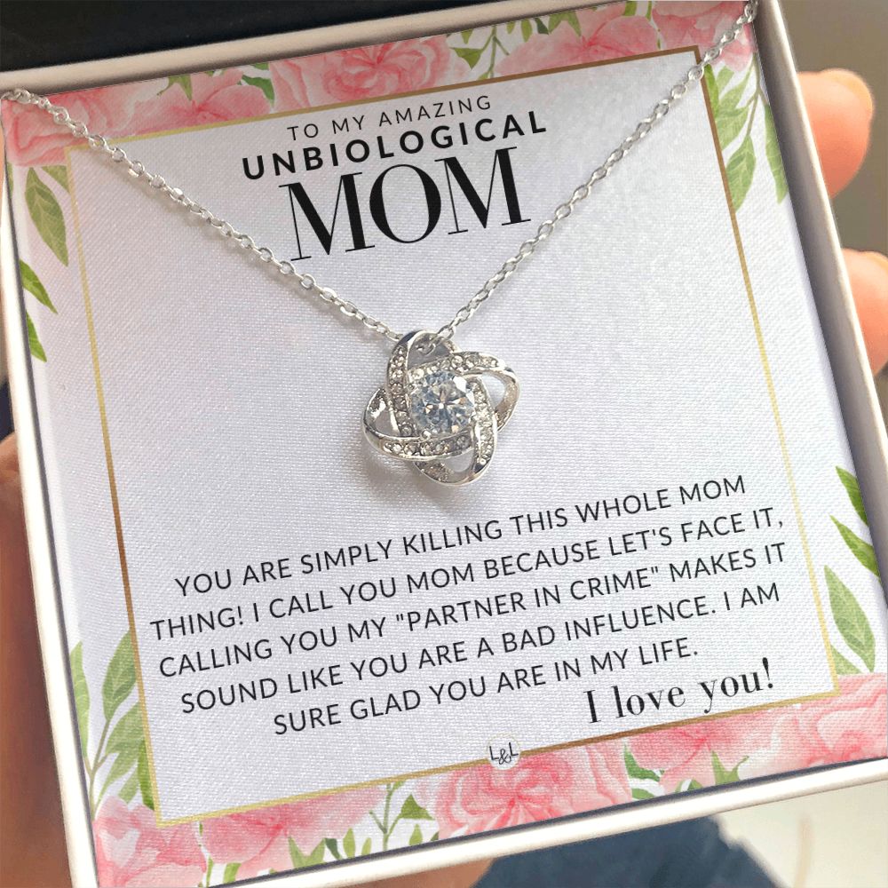 Unbiological Mom Gift - Your Killing it! - Present for Stepmom, Bonus Mom, Second Mom, Unbiological Mom, or Other Mom - Great For Mother's Day, Christmas, Her Birthday, Or As An Encouragement Gift
