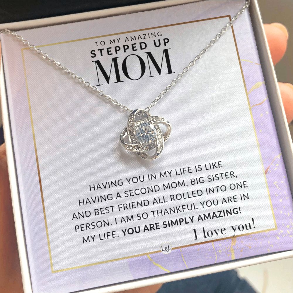 Amazing Stepped Up Mom Gift - Present for Stepmom or Stepmother - Great For Mother's Day, Christmas, Her Birthday, Or As An Encouragement Gift