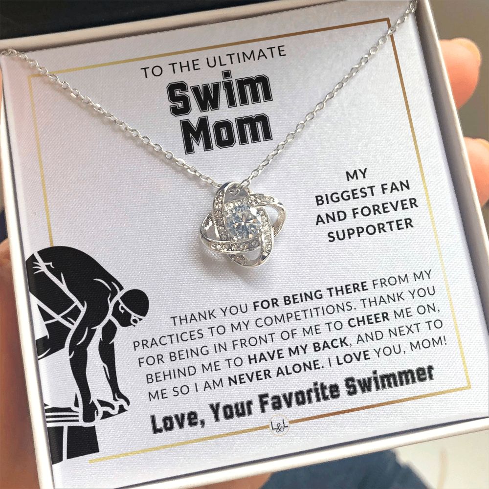 Swim Mom Gift - Male Swimmer - Sports Mom Gift Idea - Great For Mother's Day, Christmas, Her Birthday, Or As An End Of Season Gift