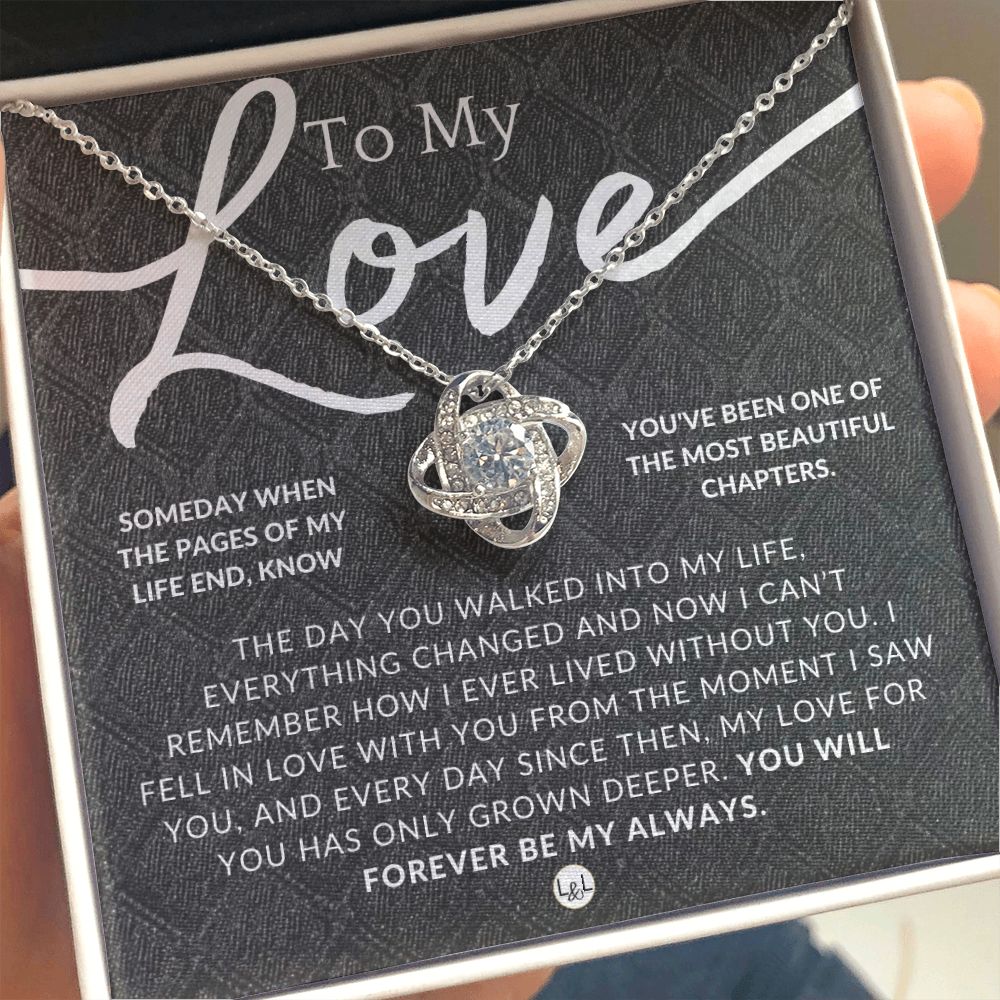 To My Love, Most Beautiful Chapter - A Thoughtful and Romantic Gift for Her