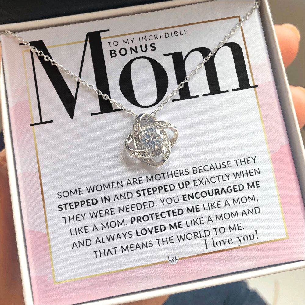 Incredible Bonus Mom Gift - Present for Stepmom, Bonus Mom, Second Mom, Unbiological Mom, or Other Mom - Great For Mother's Day, Christmas, Her Birthday, Or As An Encouragement Gift