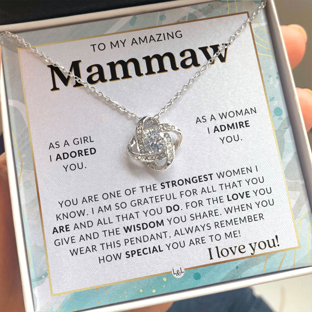Mammaw Gift From Granddaughter - Sentimental Gift Idea - Great For Mother's Day, Christmas, Her Birthday, Or As An Encouragement Gift