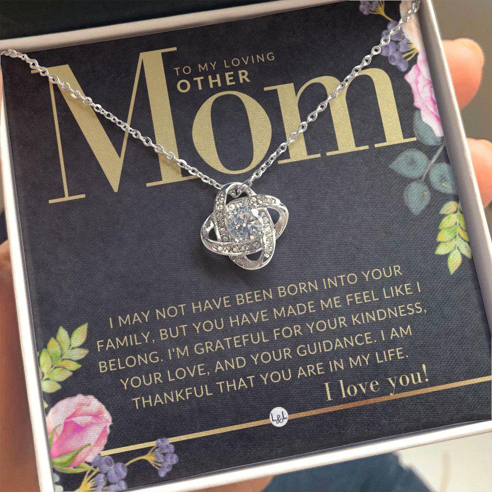 Gift For Loving Other Mom - Present for Stepmom, Bonus Mom, Second Mom, Unbiological Mom, or Other Mom - Great For Mother's Day, Christmas, Her Birthday, Or As An Encouragement Gift