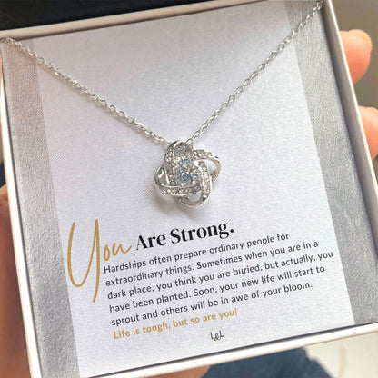 You Are Strong - Best Friend Gift To Celebrate New Beginnings - Empowering, Motivational, Strength - Inspirational Gift of Encouragement
