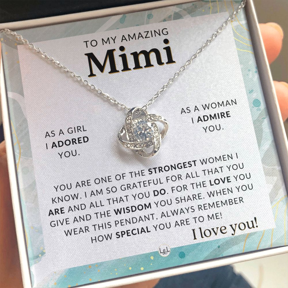 Mimi Gift From Granddaughter - Sentimental Gift Idea - Great For Mother's Day, Christmas, Her Birthday, Or As An Encouragement Gift