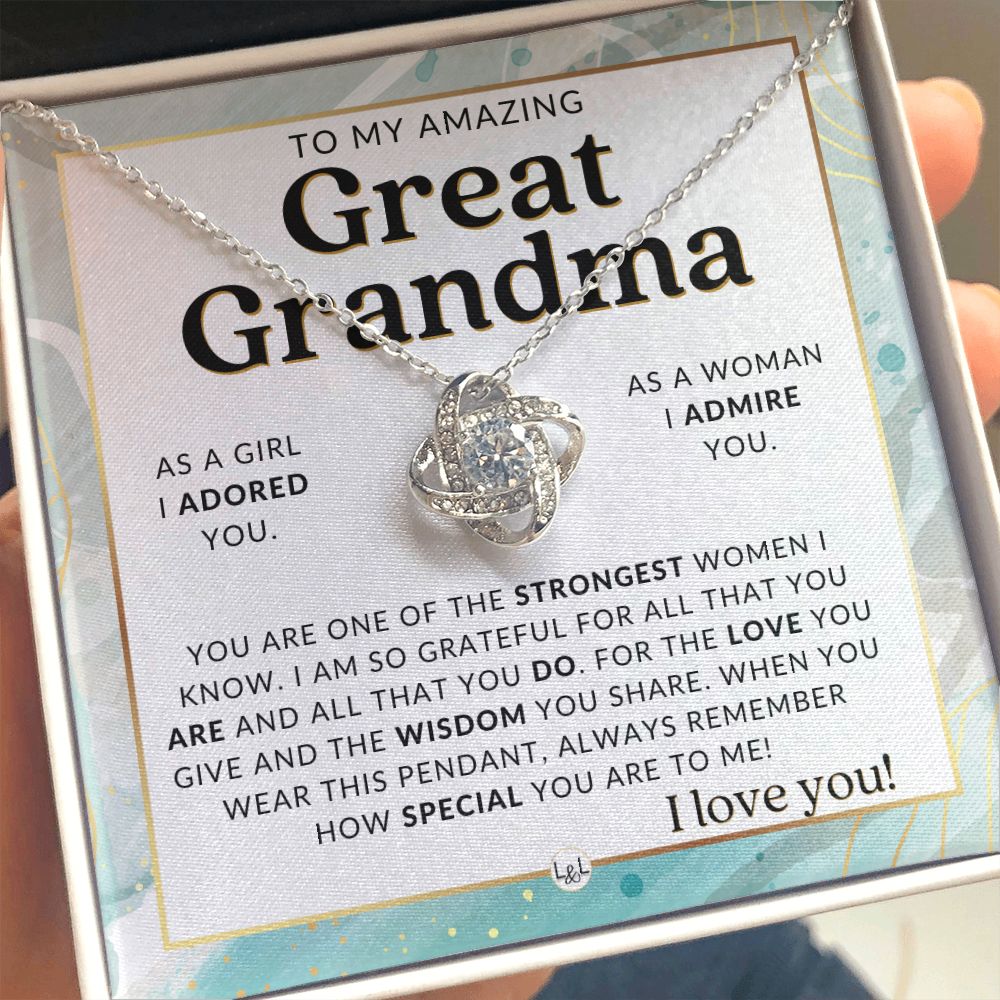 Great Grandma Gift From Granddaughter - Sentimental Gift Idea - Great For Mother's Day, Christmas, Her Birthday, Or As An Encouragement Gift