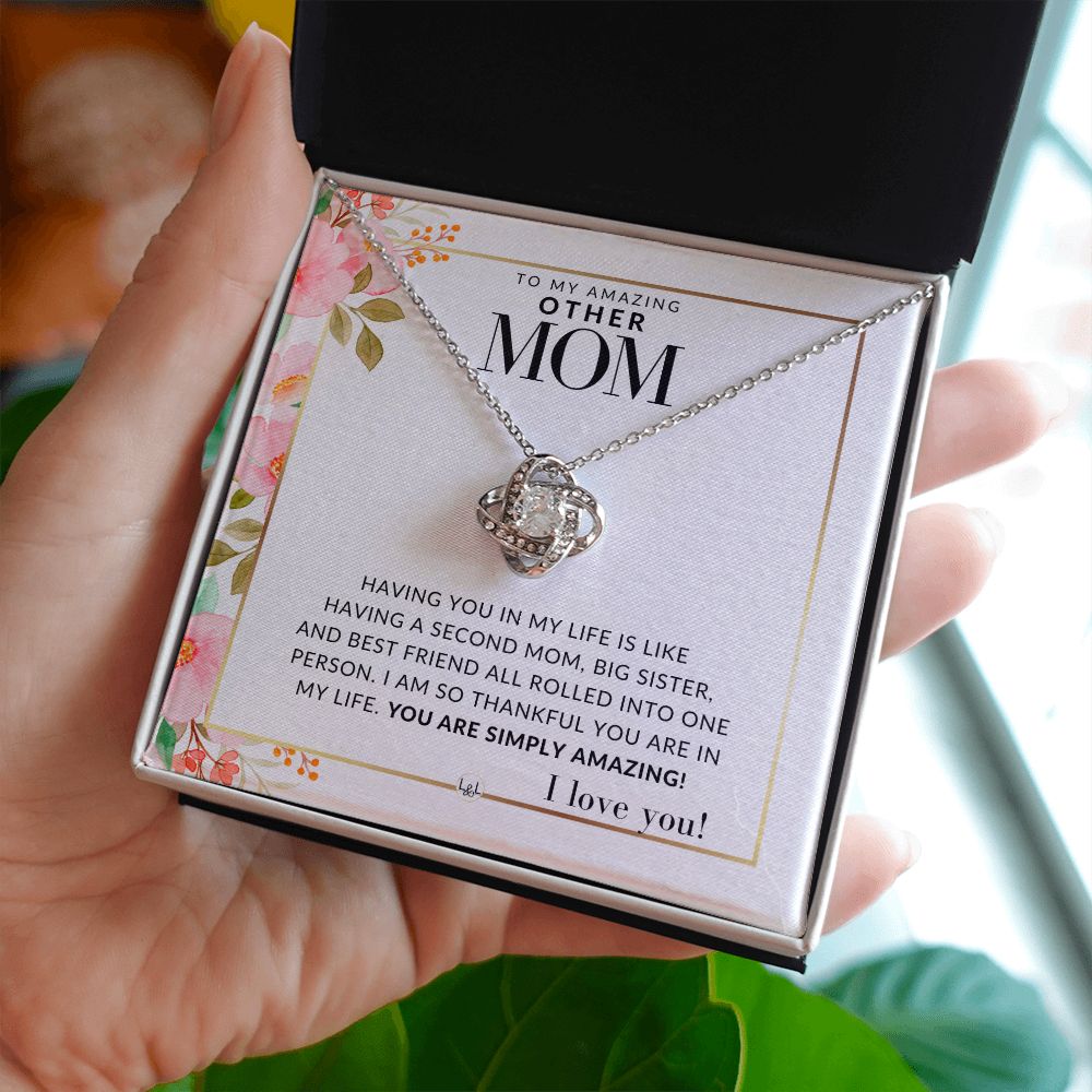 Amazing Other Mom Gift - Present for Stepmom, Bonus Mom, Second Mom, Unbiological Mom, or Other Mom - Great For Mother's Day, Christmas, Her Birthday, Or As An Encouragement Gift