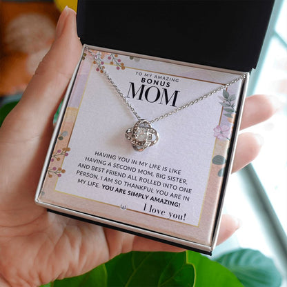 Amazing Bonus Mom Gift - Present for Stepmom, Bonus Mom, Second Mom, Unbiological Mom, or Other Mom - Great For Mother's Day, Christmas, Her Birthday, Or As An Encouragement Gift
