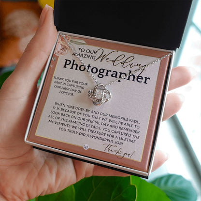 Wedding Photographer Gift - Thank You From The Couple - Gratitude Gift, Token of Appreciation , Terracotta, Rust And Gold Wedding Theme - Liliana and Liam