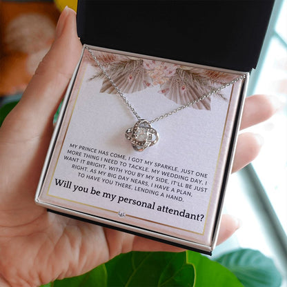 Wedding Personal Attendant Proposal - Will You Be My Helper, Bridal Concierge, Lady in Waiting , Pink Floral and Boho Wedding Theme - Liliana and Liam